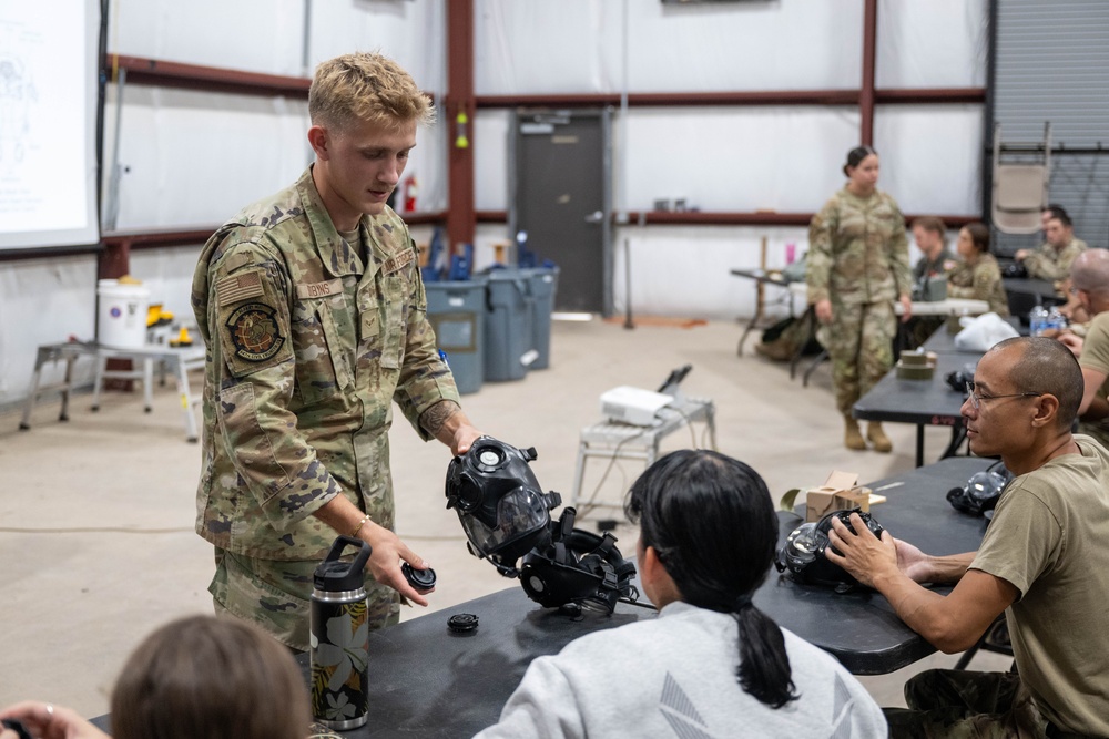 647 CES holds chemical, biological, radiological and nuclear defense refresher course