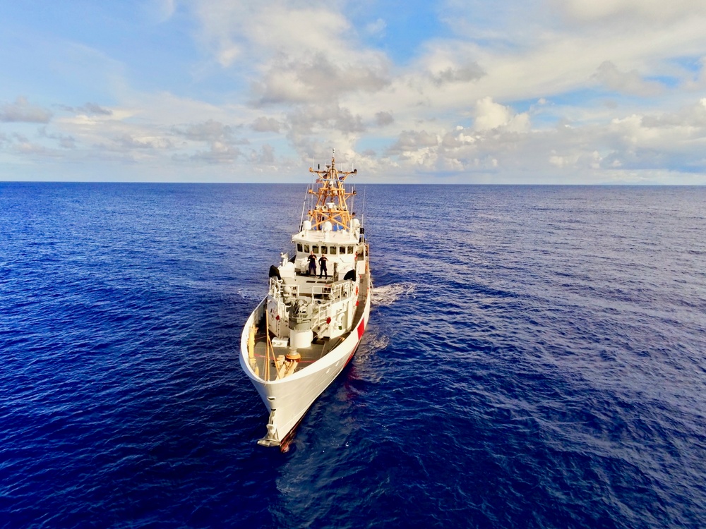 USCGC Oliver Henry bolsters maritime security, community ties in Marianas during Operation Rematau
