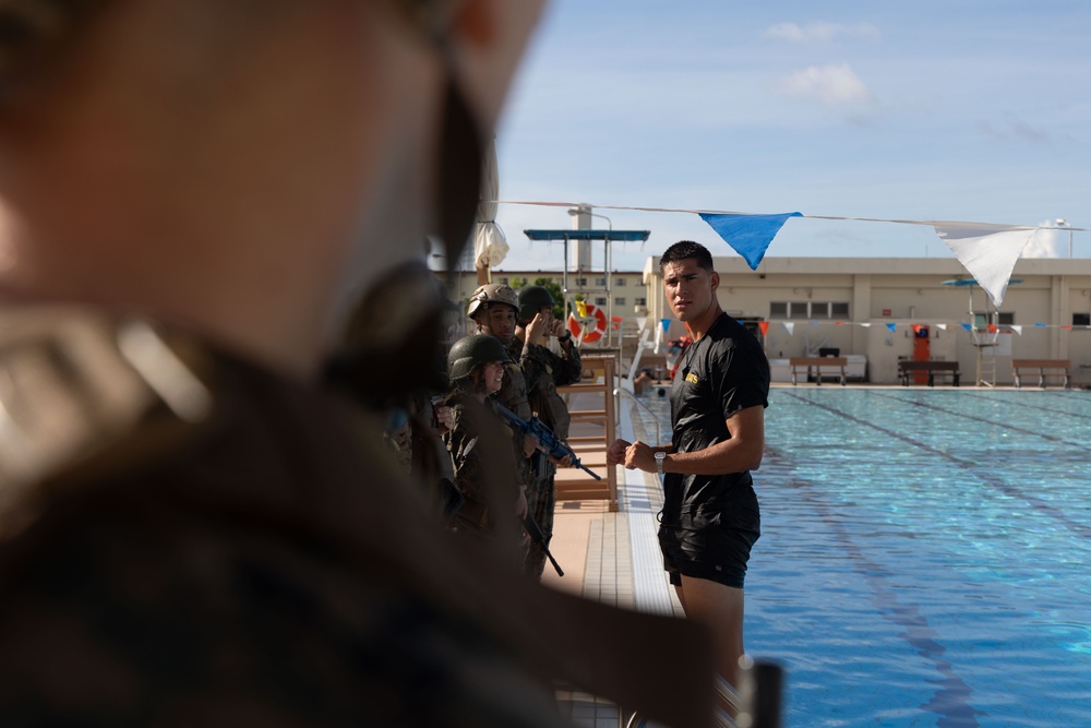 3d Intelligence Battalion hosts swim qualification for III MIG