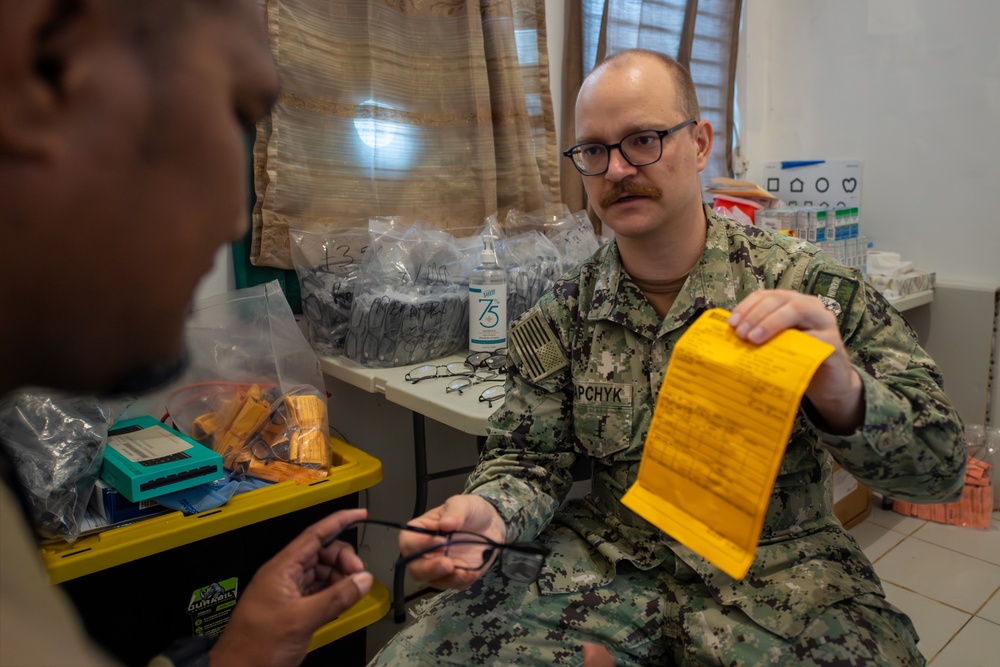 Pacific Partnership 2025 multinational medical team preform medical, dental and optometry treatment in Chuuk, Federated States of Micronesia, Aug 2025