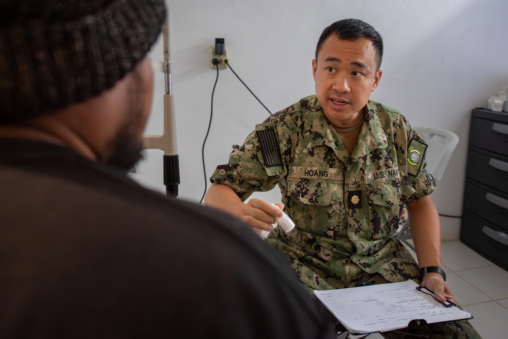 Pacific Partnership 2025 multinational medical team preform medical, dental and optometry treatment in Chuuk, Federated States of Micronesia, Aug 2025