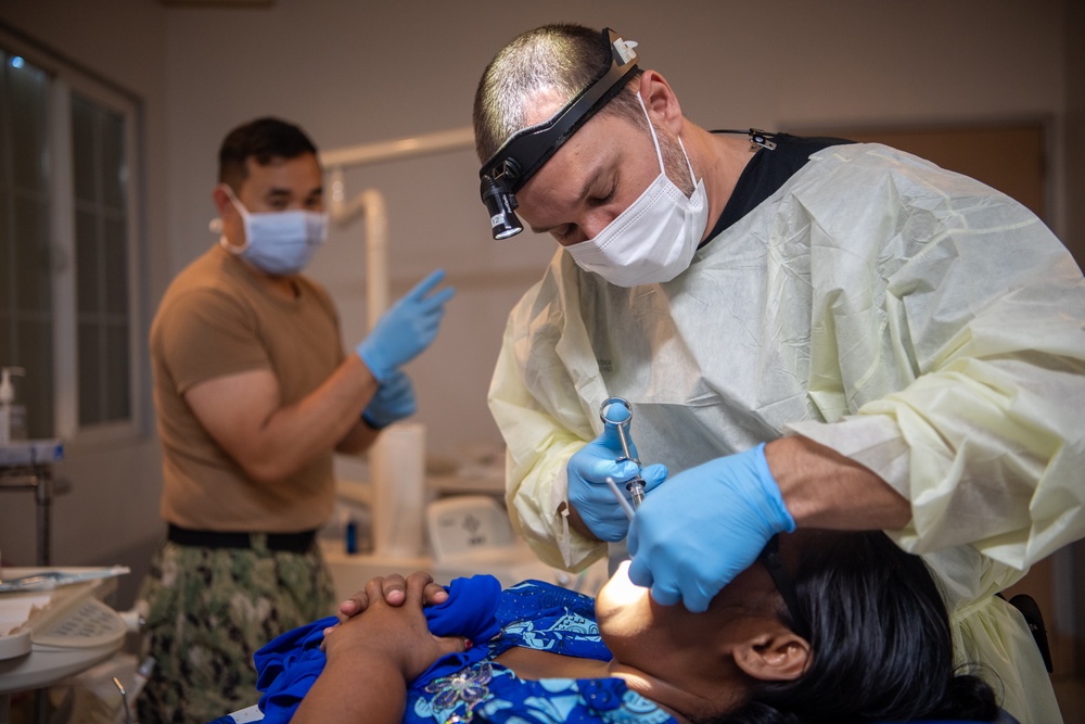 Pacific Partnership 2025 multinational medical team preform medical, dental and optometry treatment in Chuuk, Federated States of Micronesia, Aug 2025