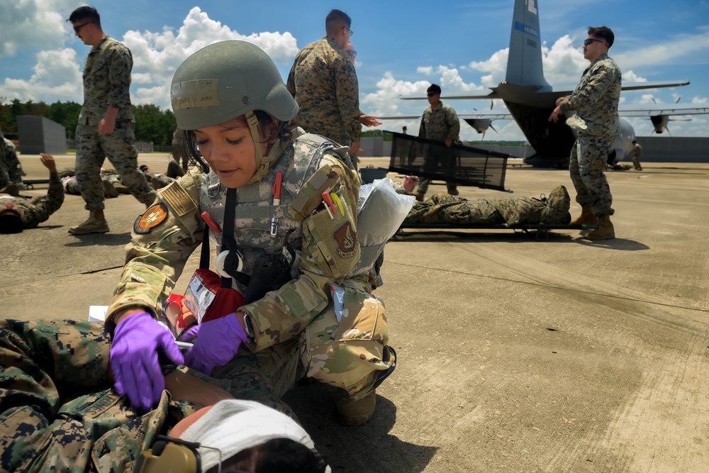 AE teams train for high-stress mass casualty response during local training