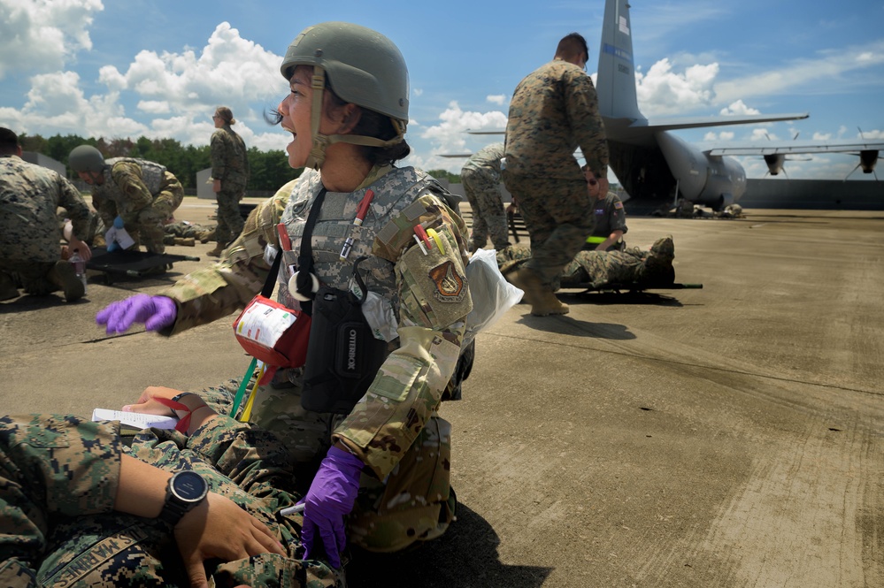 AE teams train for high-stress mass casualty response during local training