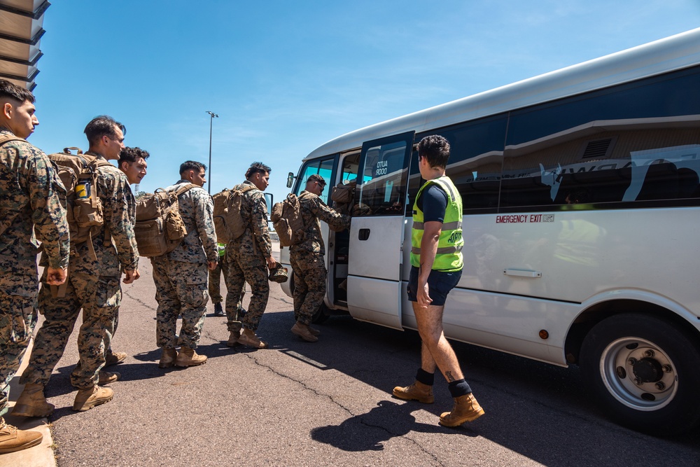 MRF-D 25.3: U.S. Marines depart for Super Garuda Shield