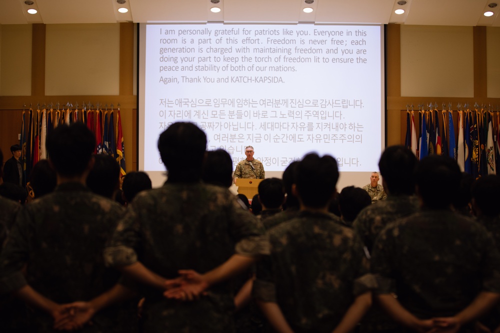 KATUSA Soldiers Attend MOBEX Closing Ceremony for UFS 25