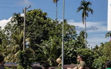 Koa Moana 25 Marines Participate in Sports Camp with Pohnpei Youth