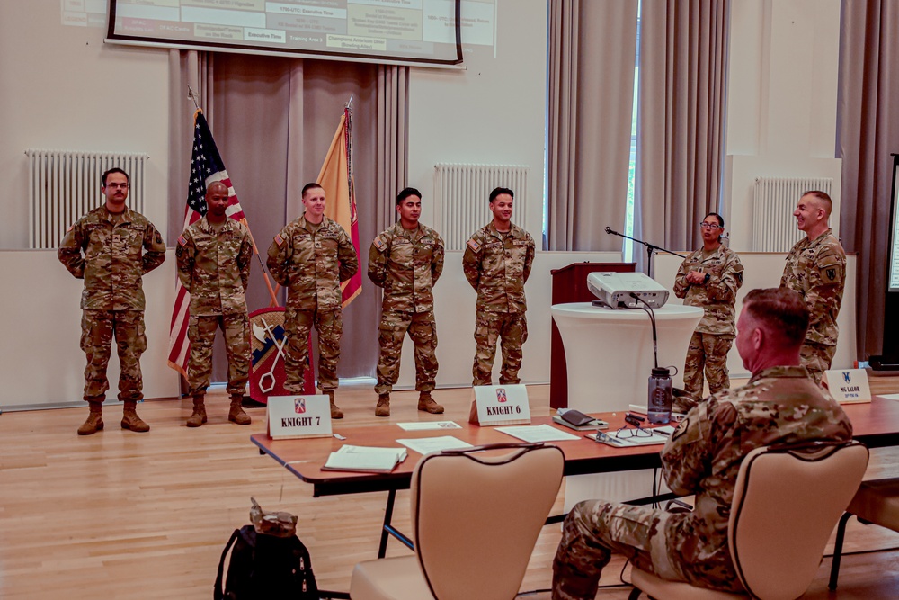 21st TSC Commander Presents Awards to 16th Sustainment Brigade Soldiers