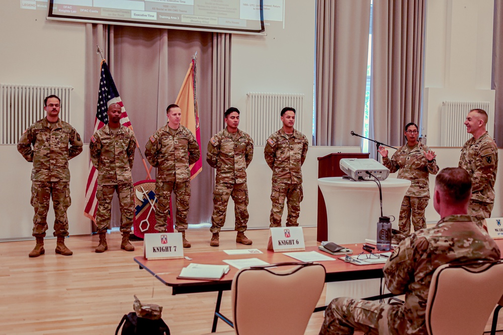 21st TSC Commander Presents Awards to 16th Sustainment Brigade Soldiers