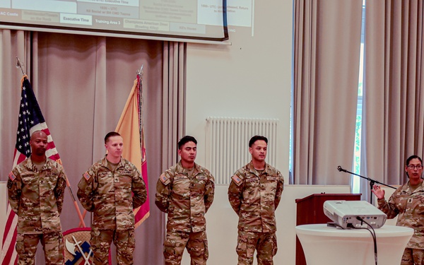 21st TSC Commander Presents Awards to 16th Sustainment Brigade Soldiers
