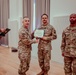 21st TSC Commander Presents medals to 16th Sustainment Brigade Soldiers