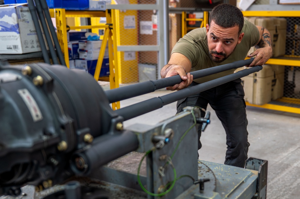 Backbone of 378th EMXS: Weapons backshop