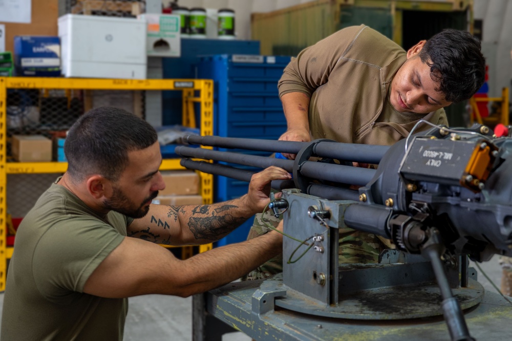 Backbone of 378th EMXS: Weapons backshop