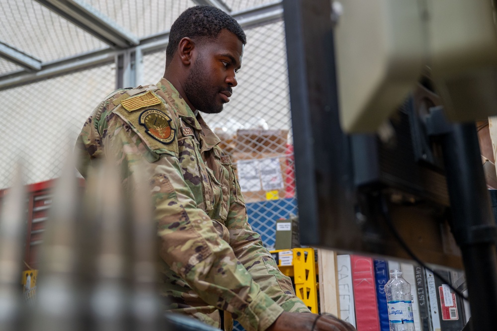 Backbone of 378th EMXS: Weapons backshop