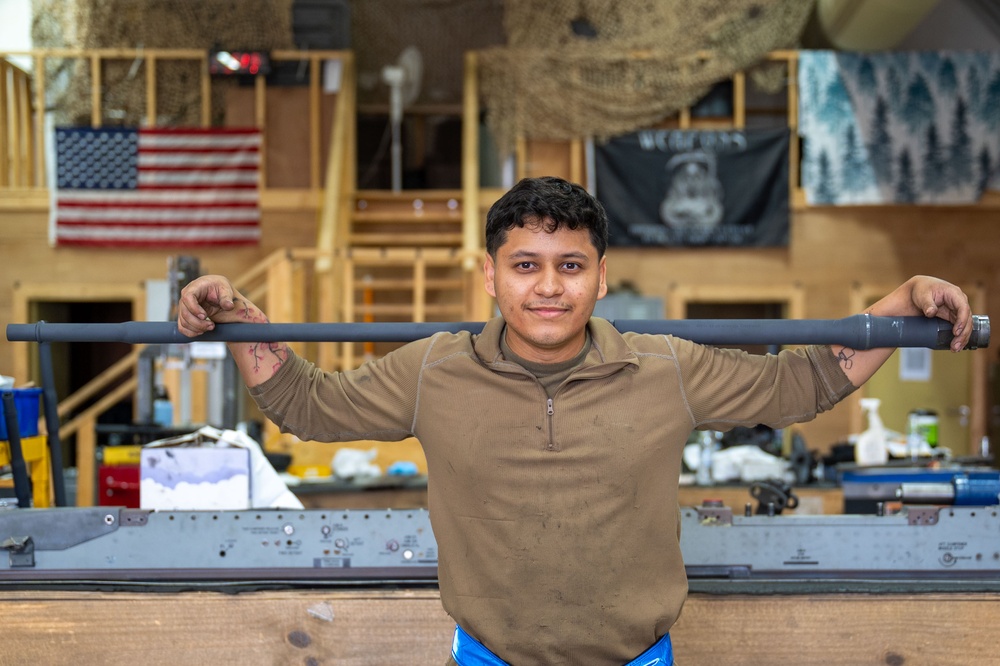 Backbone of 378th EMXS: Weapons backshop