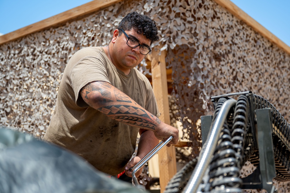 Backbone of 378th EMXS: Weapons backshop