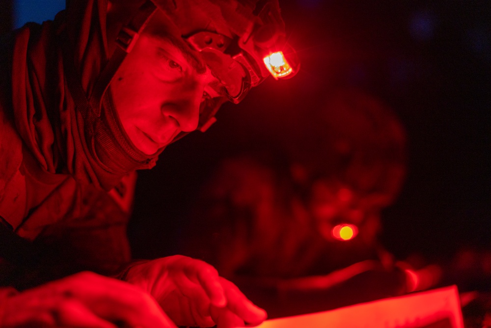 U.S. Army Europe and Africa Best Squad Competition: Night Land Navigation