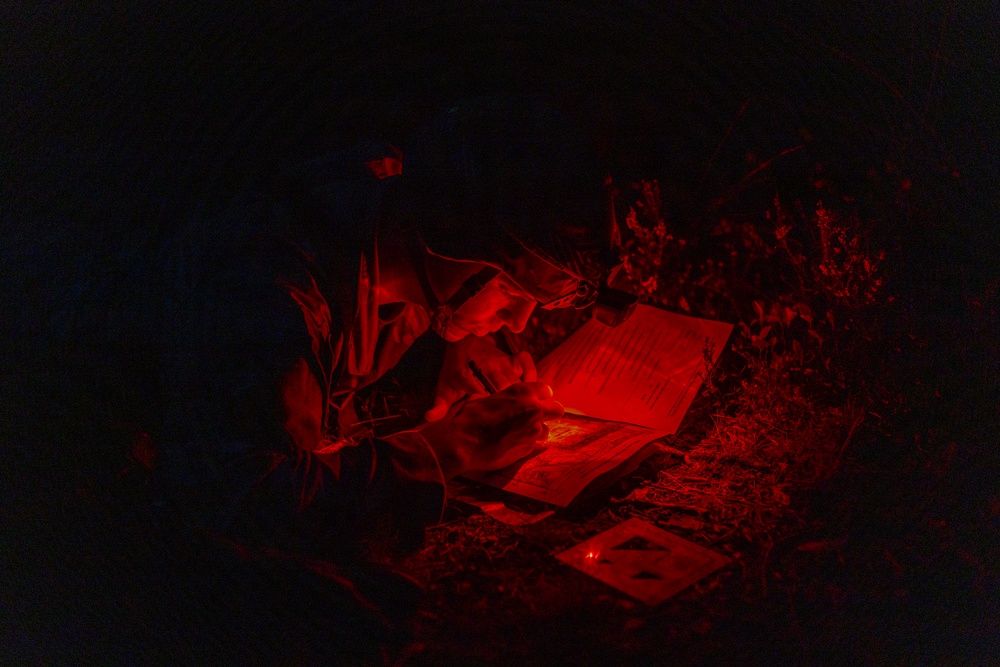 U.S. Army Europe and Africa Best Squad Competition: Night Land Navigation