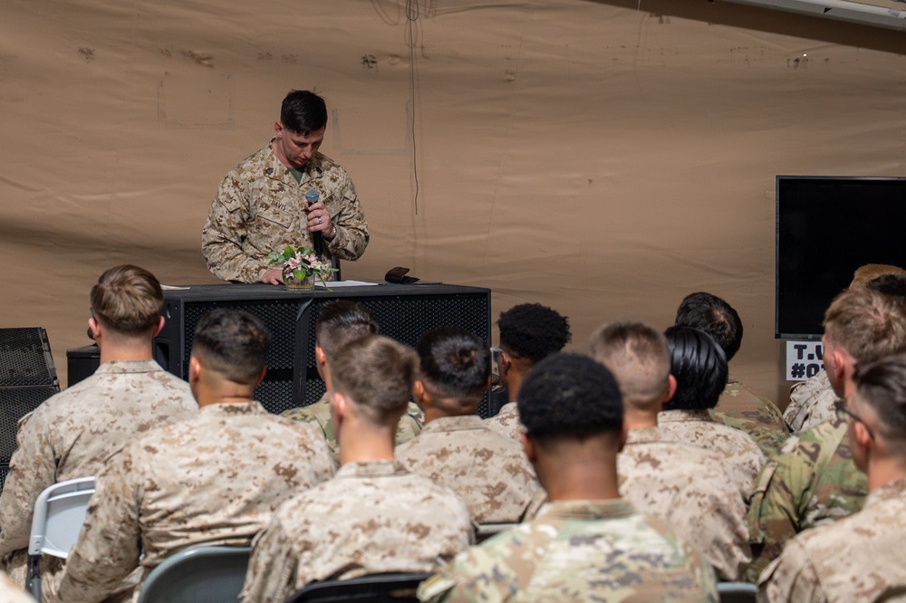 U.S. Marines host joint PME at 378th AEW