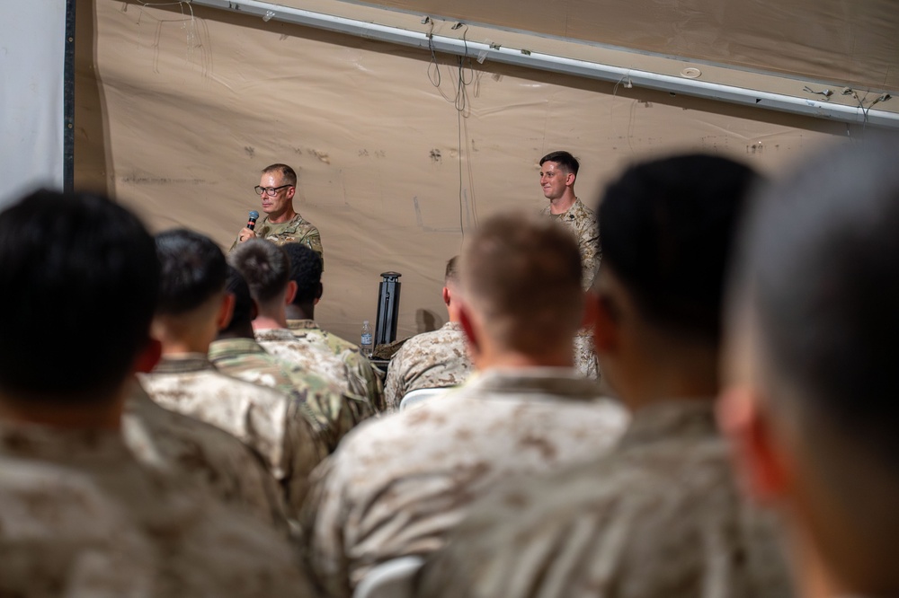 U.S. Marines host joint PME at 378th AEW