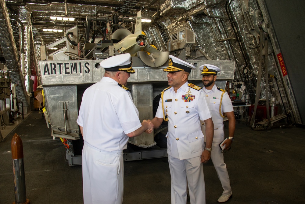 USS Santa Barbara (LCS 32) Conducts a Port Visit to Colombo, Sri Lanka