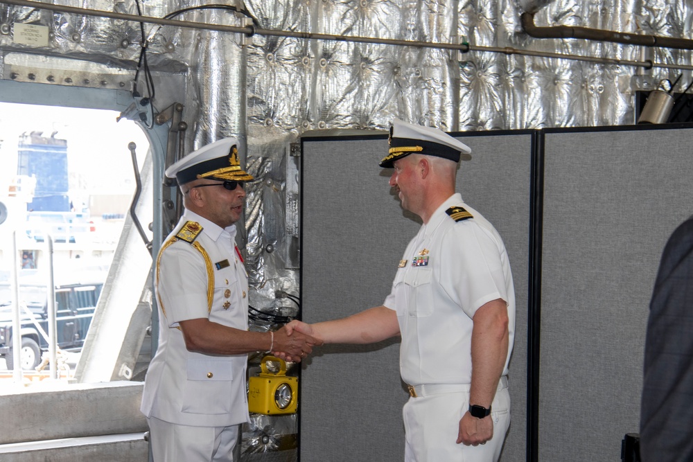 USS Santa Barbara (LCS 32) Conducts a Port Visit to Colombo, Sri Lanka