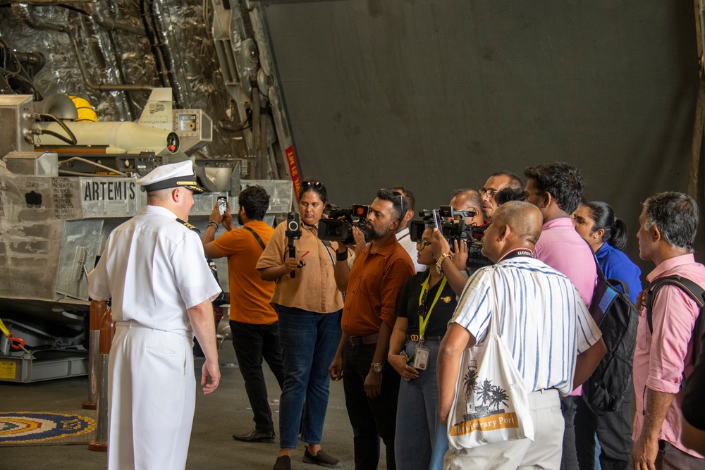 USS Santa Barbara (LCS 32) Conducts a Port Visit to Colombo, Sri Lanka