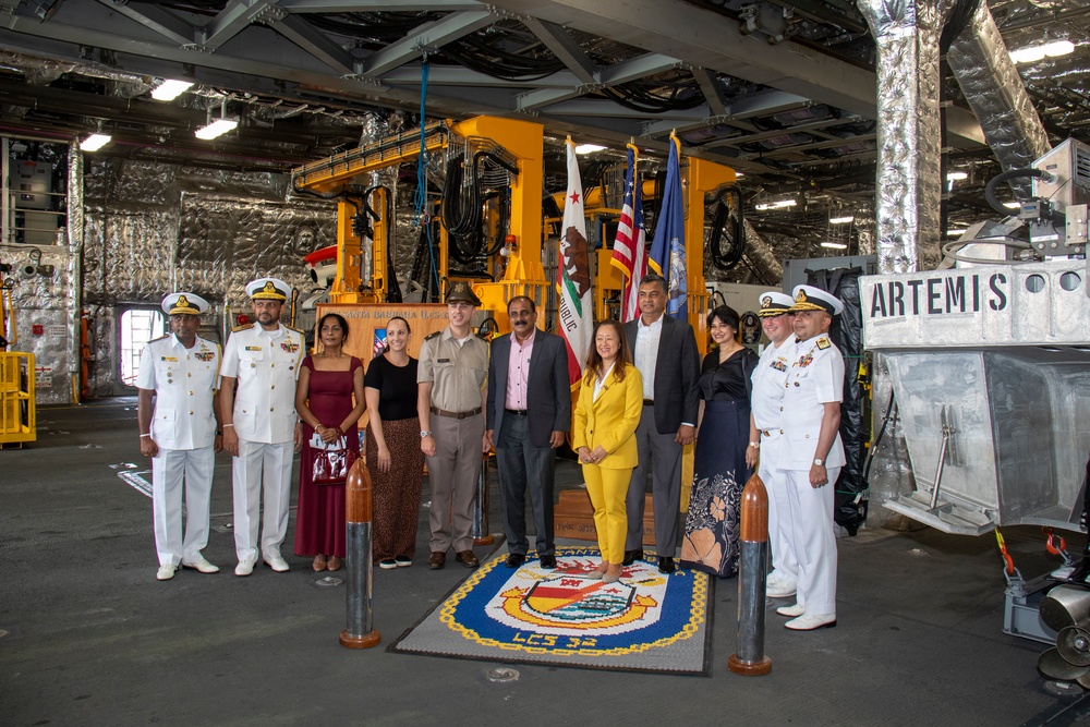 USS Santa Barbara (LCS 32) Conducts a Port Visit to Colombo, Sri Lanka