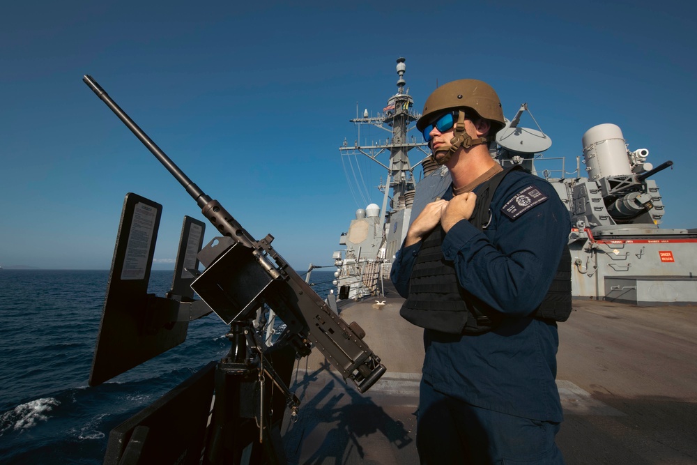 USS Winston S. Churchill (DDG 81) Transits Strait of Gibraltar
