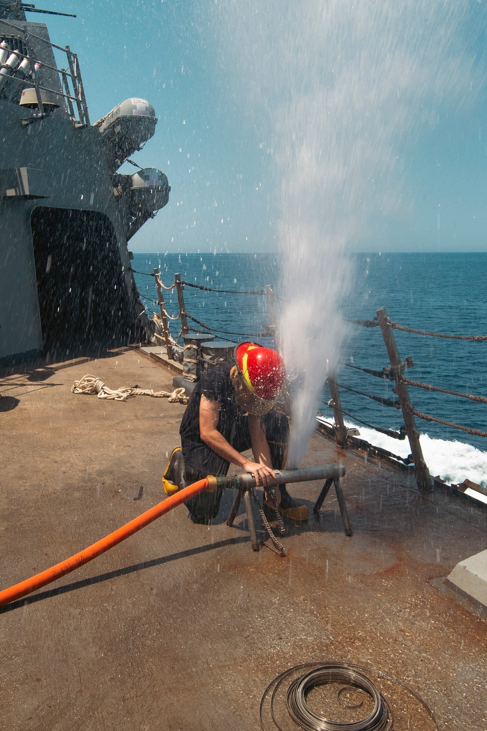 USS Winston S. Churchill Conducts Damage Control Training
