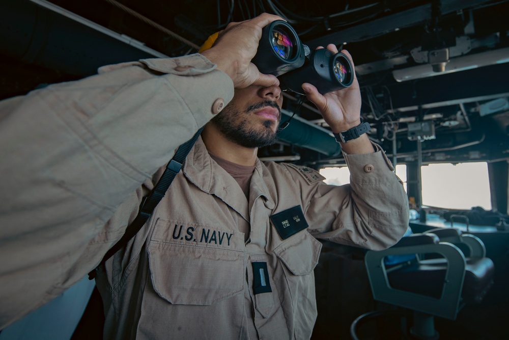 USS Winston S. Churchill (DDG 81) Transits Strait of Gibraltar
