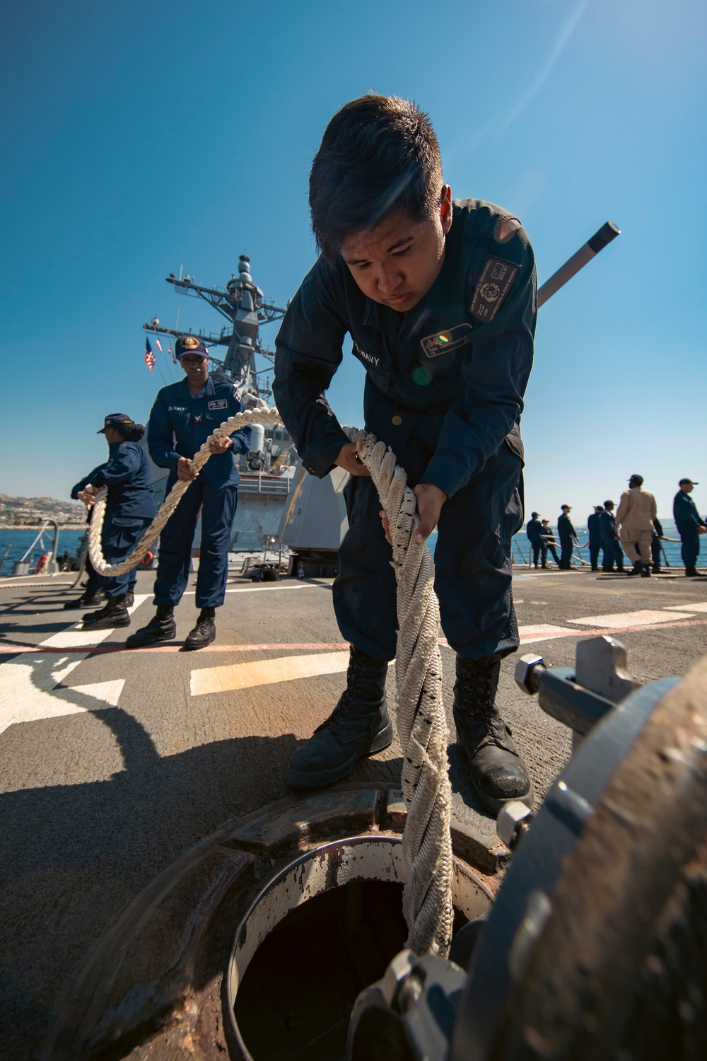 USS Winston S. Churchill (DDG 81) Departs Marseille, France