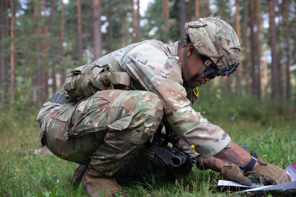 U.S. Army Europe and Africa Best Squad Competition: Land Navigation
