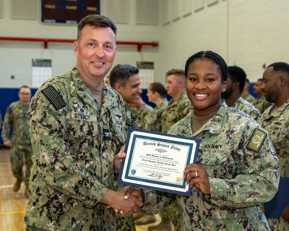 NSA Souda Bay Awards at Quarters August 2025