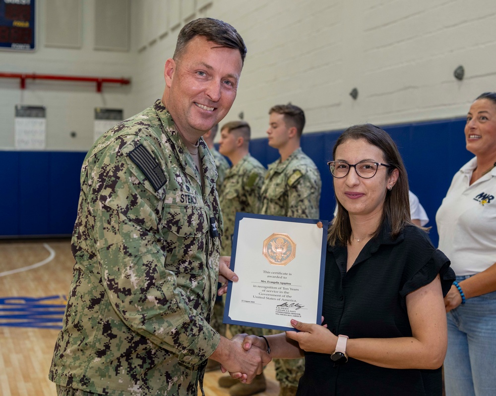 NSA Souda Bay Awards at Quarters August 2025