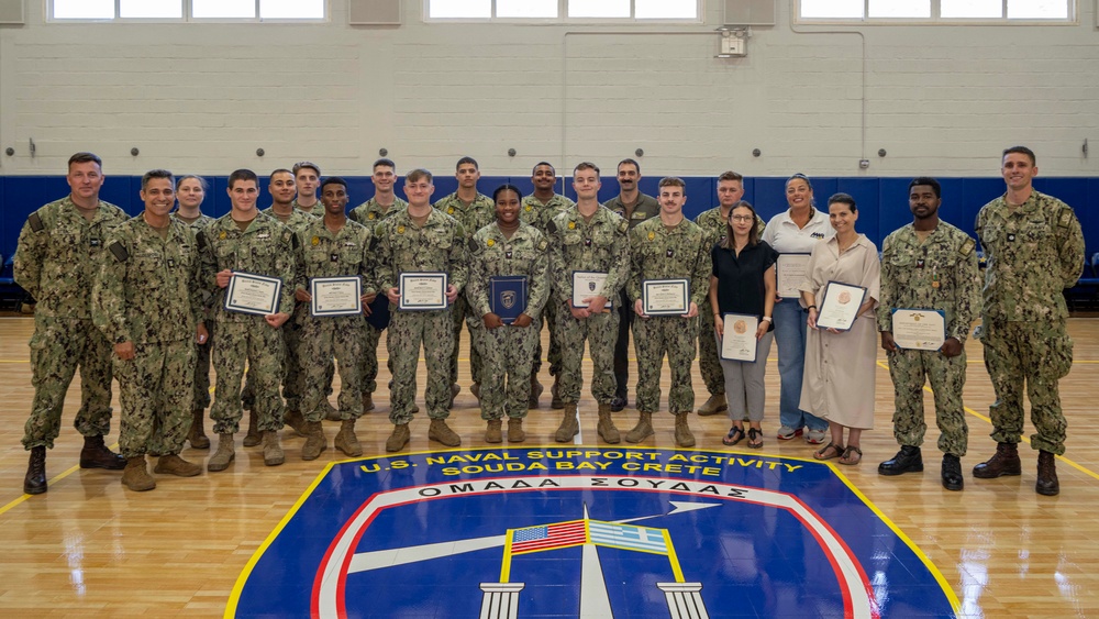NSA Souda Bay Awards at Quarters August 2025