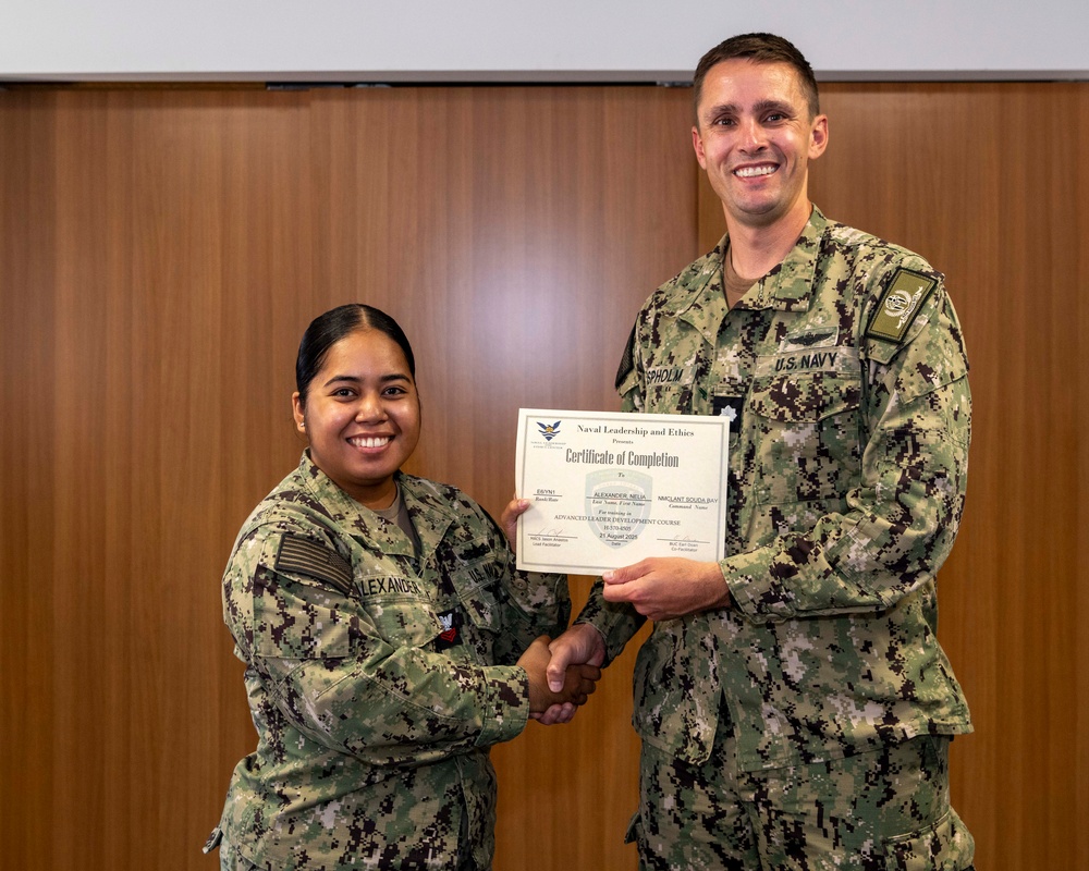 August ALDC Graduation Onboard NSA Souda Bay