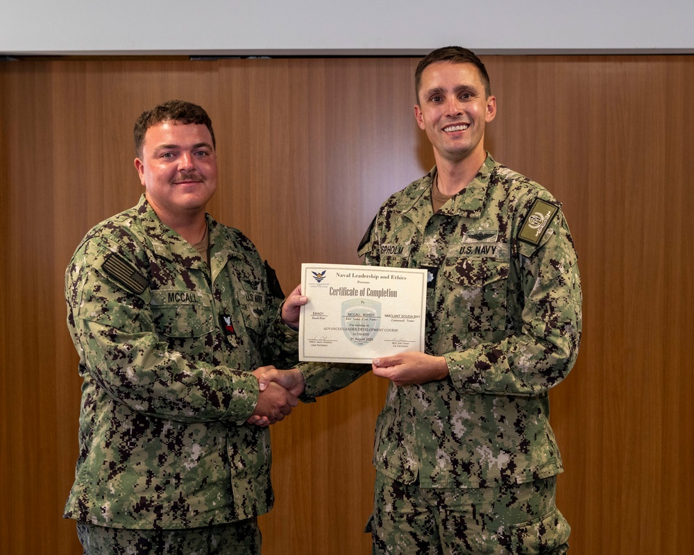 August ALDC Graduation Onboard NSA Souda Bay