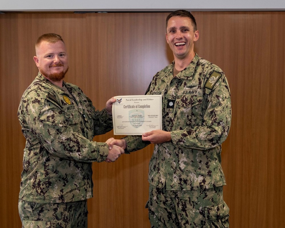 August ALDC Graduation Onboard NSA Souda Bay