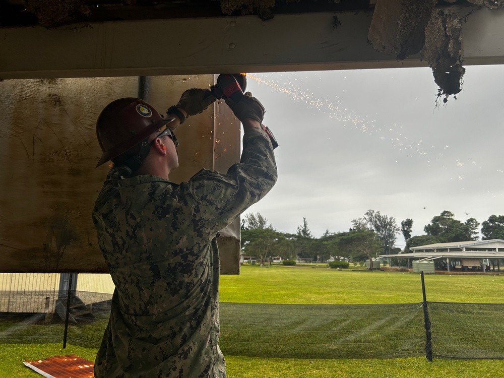 NMCB 4 Seabees in Tonga during Pacific Partnership 25
