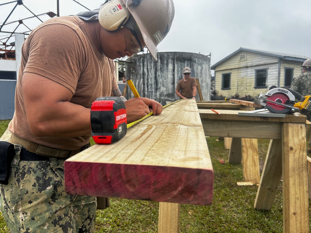 NMCB 4 Seabees in Tonga during Pacific Partnership 25