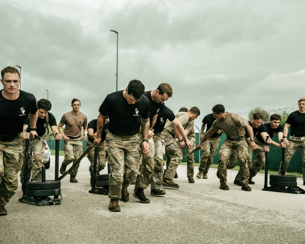 Sky Soldiers conduct the Annual Ross Cup Competition