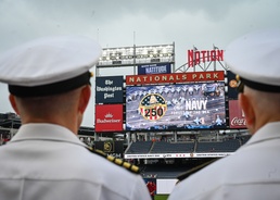 Washington Nationals Host U.S. Navy for Navy Day, Celebrates 250th Birthday