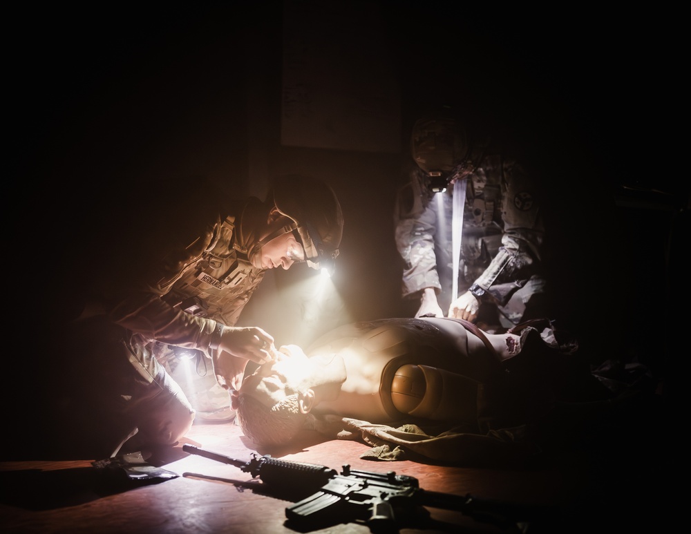 Task Force Saber Troopers Sharpen Readiness Through Combat Lifesaver Training