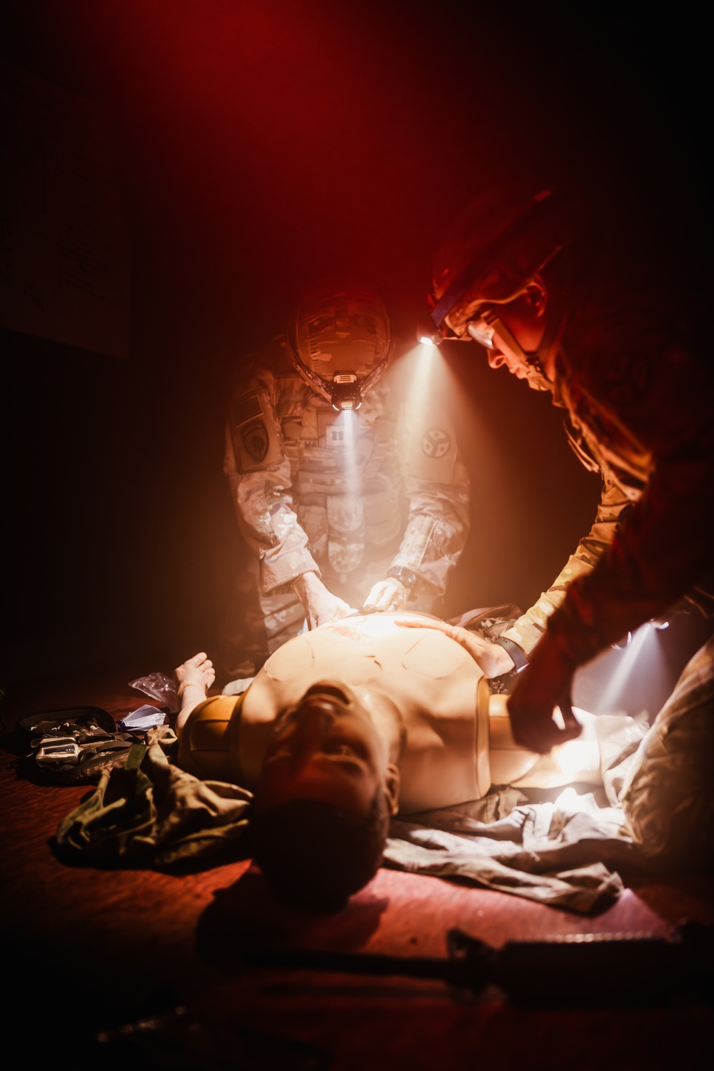 Task Force Saber Troopers Sharpen Readiness Through Combat Lifesaver Training