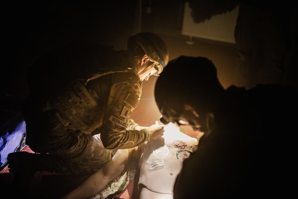 Task Force Saber Troopers Sharpen Readiness Through Combat Lifesaver Training