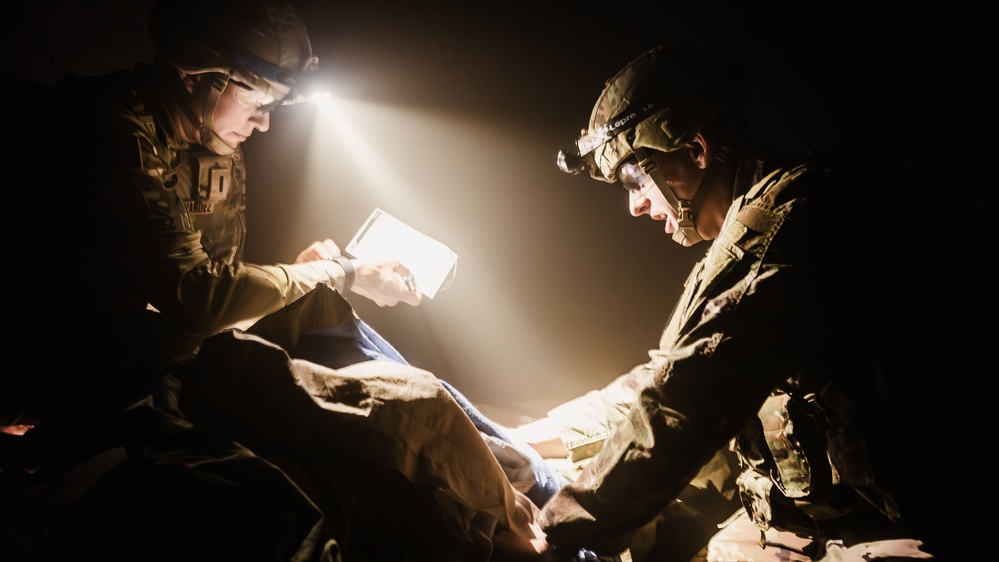 Task Force Saber Troopers Sharpen Readiness Through Combat Lifesaver Training