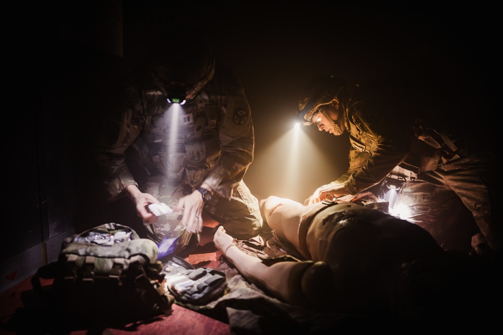 Task Force Saber Troopers Sharpen Readiness Through Combat Lifesaver Training