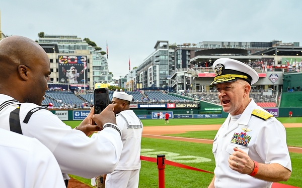 Washington Nationals Host U.S. Navy for Navy Day, Celebrates 250th Birthday