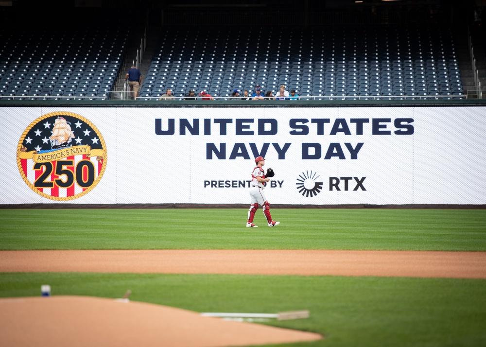 Washington Nationals Host U.S. Navy for Navy Day, Celebrates 250th Birthday
